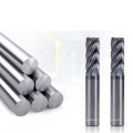 6mm diameter tungsten carbide 4 flutes roughing endmill for steel with 60HRC